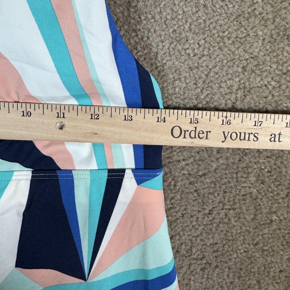 Carve Designs Swimdress Womens Small Multicolor Geometric Racerback Swim Dress - Picture 4 of 9
